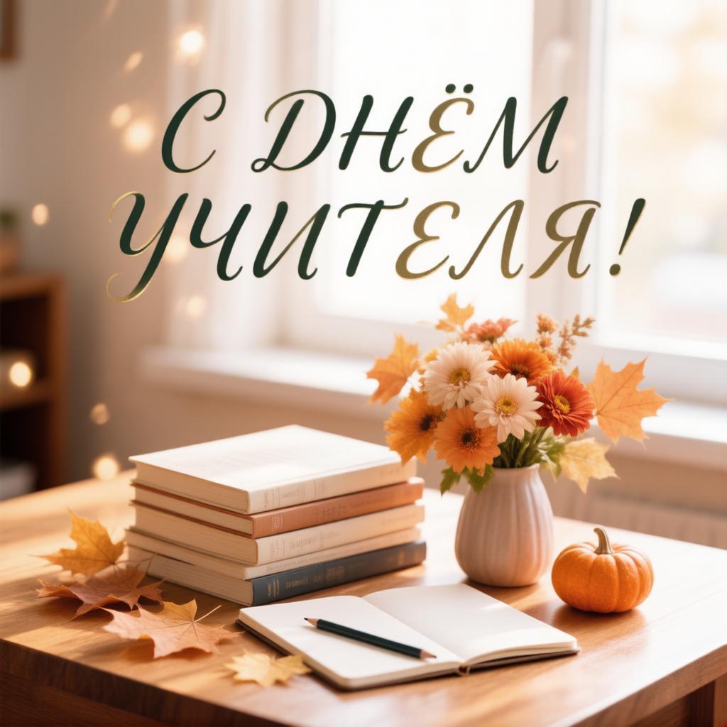 С днем учителя поздравление