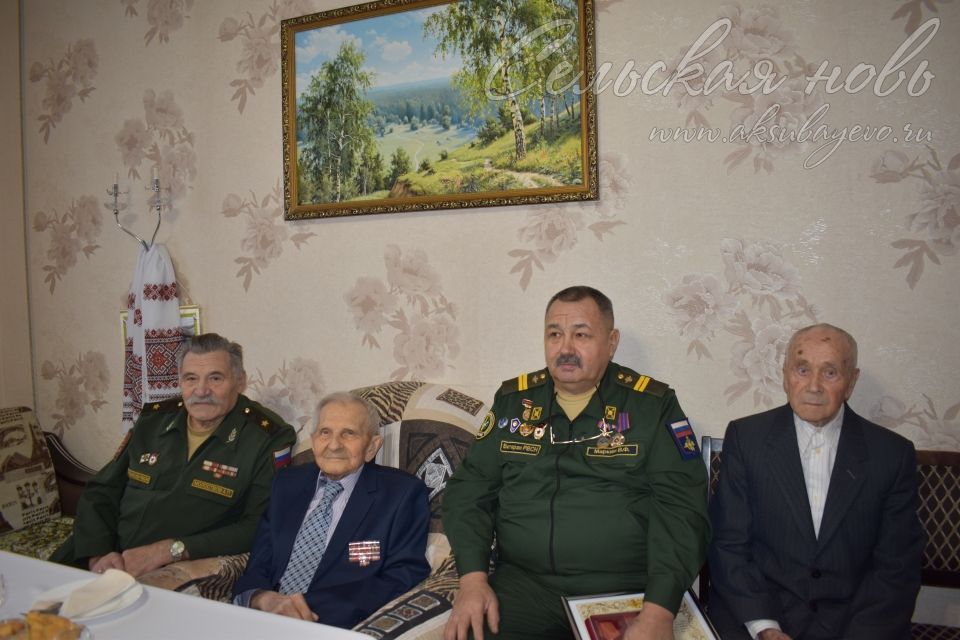Аксу районӗнче пурăнакан вăрçă ветеранӗ Елисей Тимирясов 100 çул тултарчӗ
