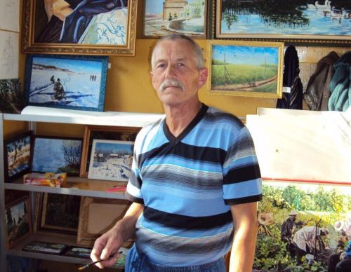 Аксури таврапӗлӳ музейӗнче Виктор Артемьевăн картинисен куравӗ уçăлать