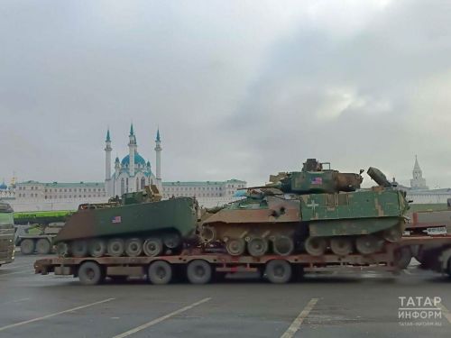 Хусана НАТО техникине илсе килнӗ