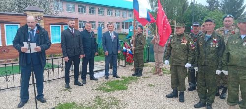 Митинг у обелиска Славы села Новое Ильмово