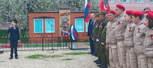 Митинг у обелиска Славы села Новое Ильмово