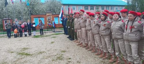 Митинг у обелиска Славы села Новое Ильмово