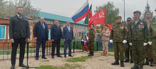Митинг у обелиска Славы села Новое Ильмово