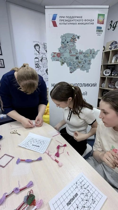 Вышивка объединяет: в Нурлатском районе реализуется  проект «Нурлат многоликий»