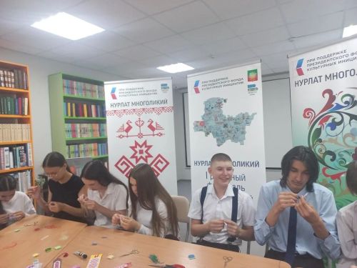 Вышивка объединяет: в Нурлатском районе реализуется  проект «Нурлат многоликий»