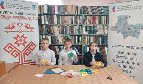 Вышивка объединяет: в Нурлатском районе реализуется  проект «Нурлат многоликий»