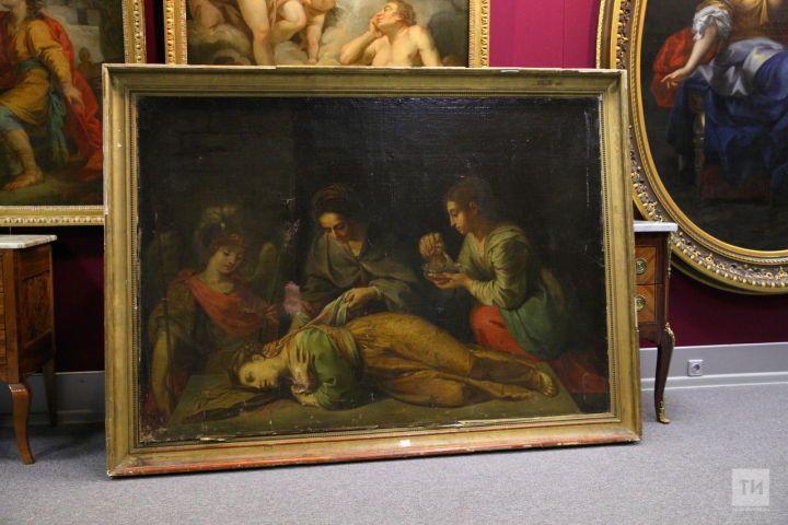 Хусанта Италин паллă художникӗн Франческо Ваннин 1600 çулсенче çырнă картини тупăннă