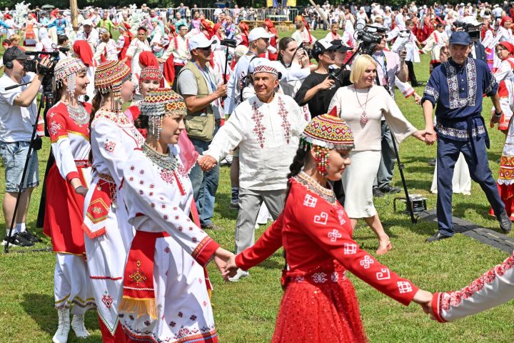 Çарăмсанпа Элкел районӗсенче Уяв иртрӗ