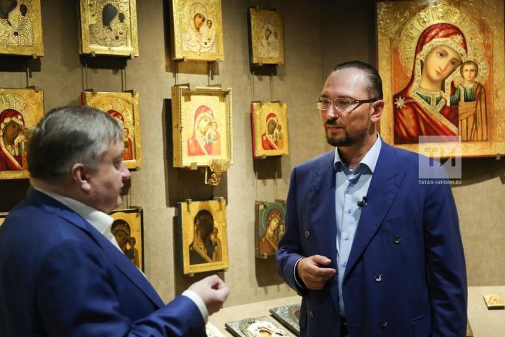 Коллекционер Сорокин выставит в казанском музее выполненную по спецзаказу икону Никола Строительный