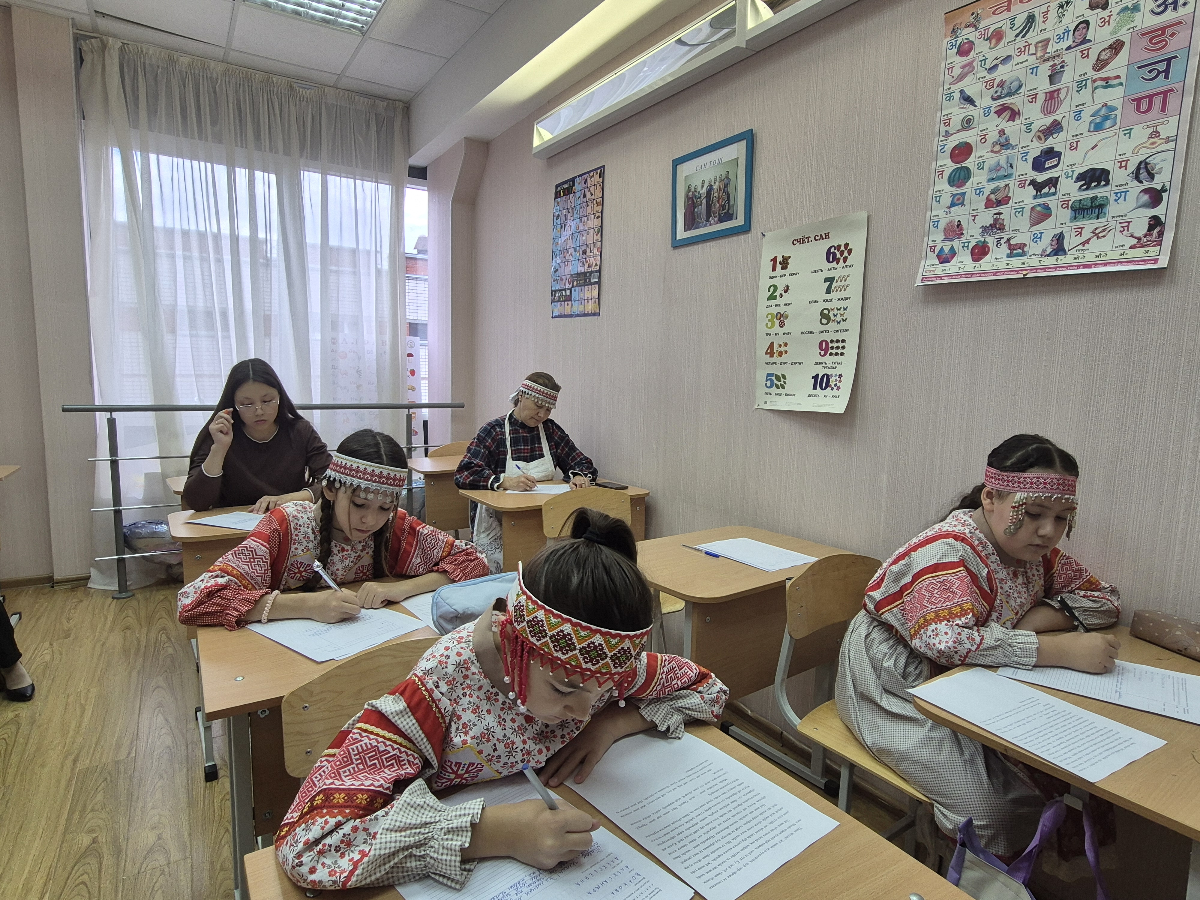 Учащиеся чувашского отделения Многонациональной воскресной школы г. Казани