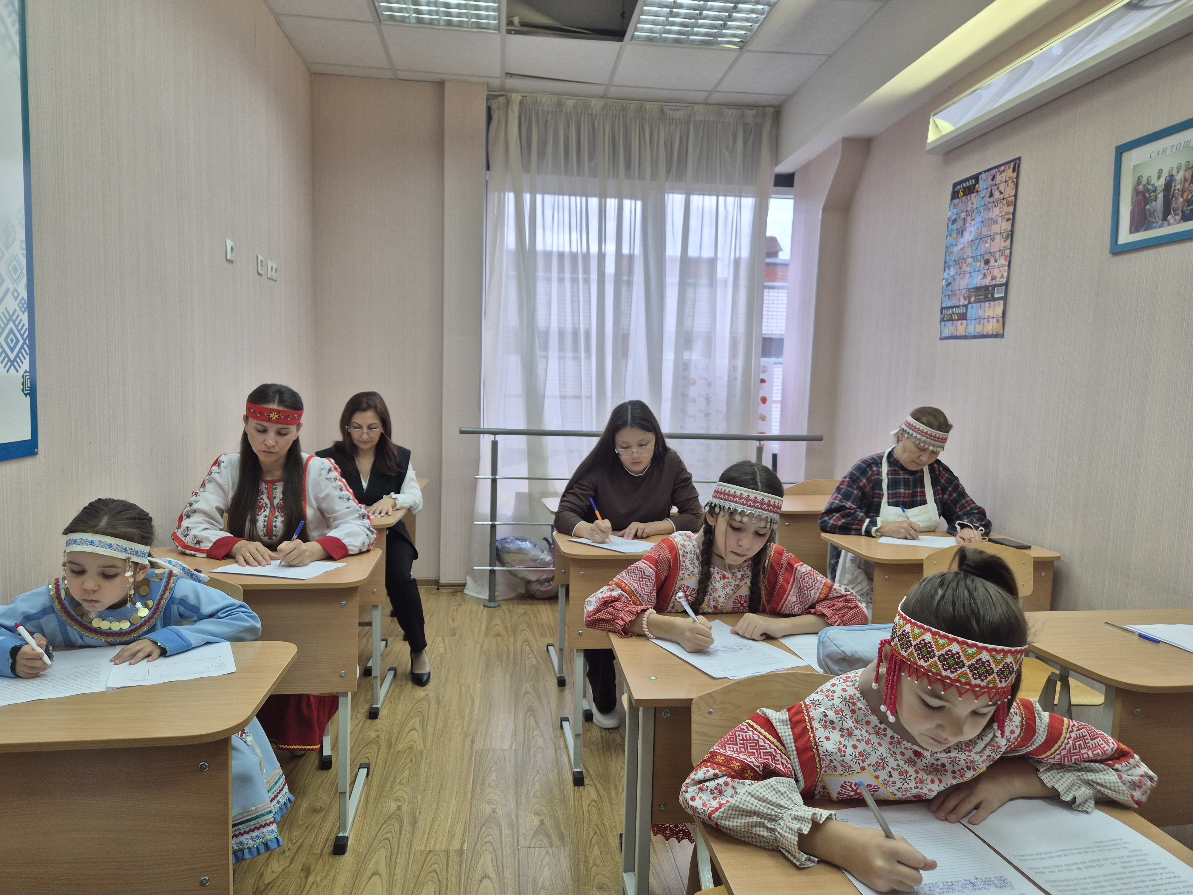 Учащиеся чувашского отделения Многонациональной воскресной школы г. Казани