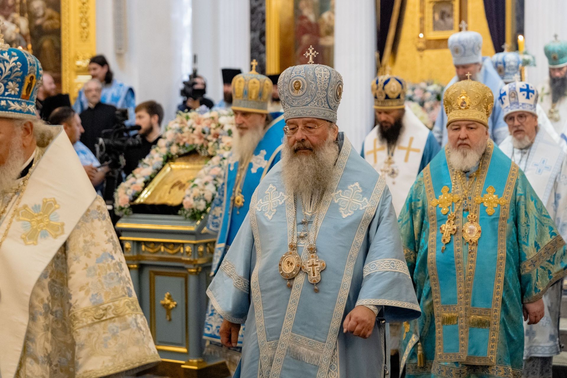 ЧНКА председательне Дмитрий Самаренкина Турă Амăшӗн Хусан турăшӗн кунӗнче святитель Гурий Казанскин 1-мӗш степеньлӗ медалӗпе чысларӗç