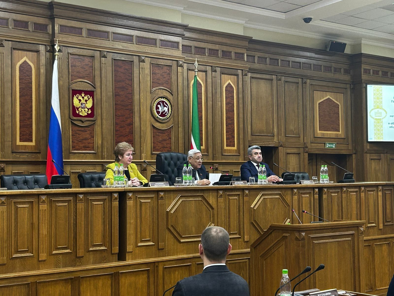 Фарид Мухаметшин вӗрентекенсемпе тӗл пулчӗ