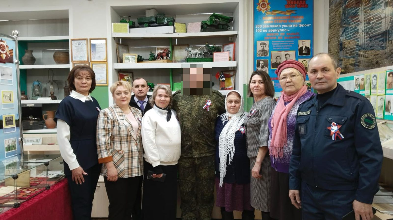 Аксу районӗнчи Кивӗ Ӳсел шкулӗнче Паттăрлăх орденне тивӗçнӗ Алексей Айдова халалласа «Паттăр партти» уçнă