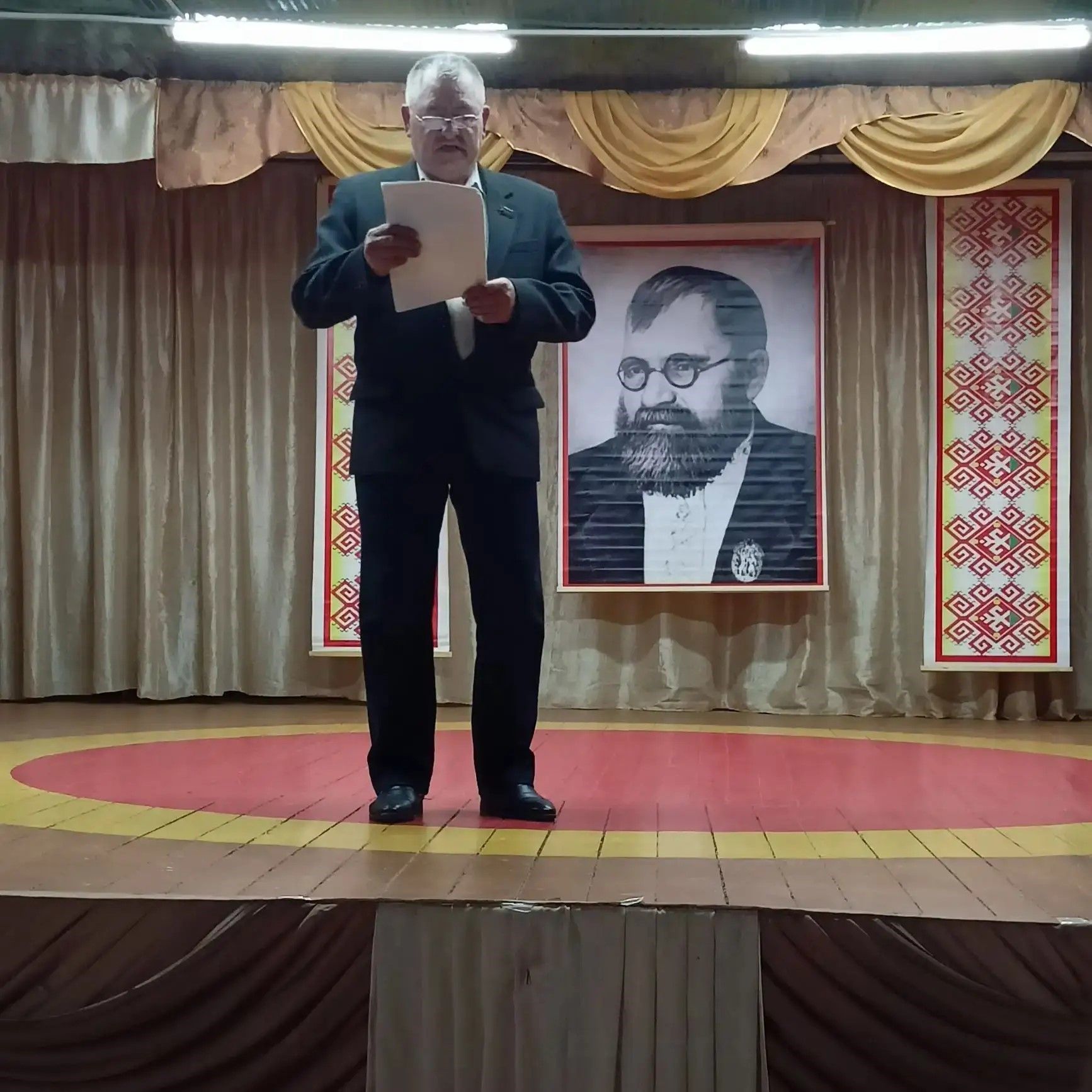 Аксу районӗнчи Беловкăра Николай Шелепи çуралнăранпа 145 çул çитнине паллă турӗç