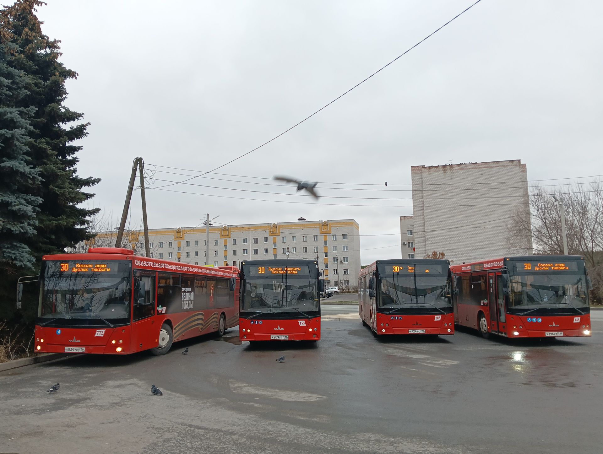 Схемы движения общественного транспорта г Казани в период подготовки и празднования Дня Победы