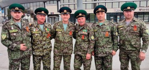 Чăваш-пограничниксем Парада хутшăнчӗç