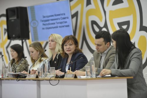 Февралӗн 15-мӗшӗнче Хусанти Юдино поселокӗнче Патшалăх Канашӗн депутачӗсен вырăнти ларăвӗ иртрӗ