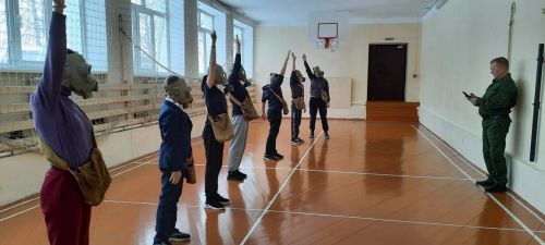 Çармăс шкулӗнче вӗренекенсем «Зарница» вăййа хутшăнчӗç