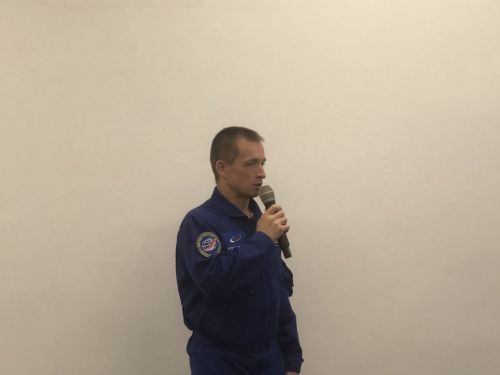 Башир Рамеев ячӗллӗ ИТ-паркра космонавтпа тӗлпулу иртрӗ