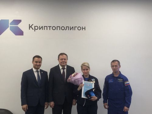Башир Рамеев ячӗллӗ ИТ-паркра космонавтпа тӗлпулу иртрӗ