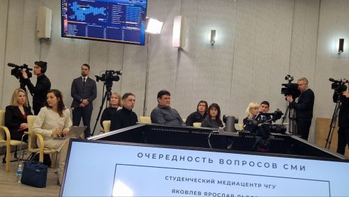 Чăваш Республикин Пуçлăхӗн Олег Николаевăн пресс-конференцине ытти регион журналисчӗсем те хутшăнчӗç