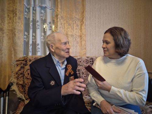 ВЕКОВОЙ ЮБИЛЕЙ ВЕТЕРАН ВОЙНЫ ФЕДОР МЕРДЮКОВ ОТМЕТИЛ В КРУГУ САМЫХ ДОРОГИХ ЛЮДЕЙ