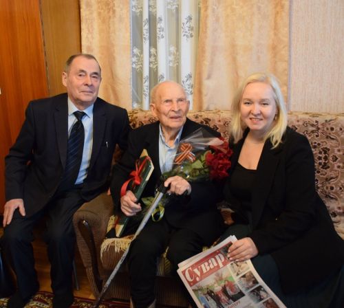 ВЕКОВОЙ ЮБИЛЕЙ ВЕТЕРАН ВОЙНЫ ФЕДОР МЕРДЮКОВ ОТМЕТИЛ В КРУГУ САМЫХ ДОРОГИХ ЛЮДЕЙ