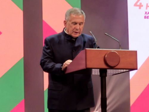 Рустам Минниханов: «Тӗп хаклӑхсен никӗсӗнче - пӗр-пӗрин чӗлхисене, культурисемпе йӑлисене хисеплени»