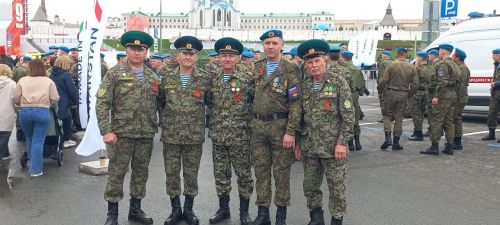 Чăваш-пограничниксем Парада хутшăнчӗç
