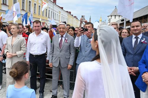 Участников и гостей фестиваля «Мозаика культур» поздравил Фарид Мухаметшин