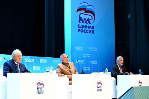 «Единая Россия» выдвинула Рустама Минниханова на должность Раиса Республики Татарстан