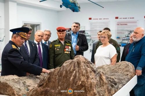 Раççей Геройӗсем Чăваш Енре шкул ачисем валли Паттăрлăх урокӗ ирттернӗ