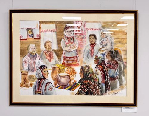 «Родные мотивы»: в Казани открылась выставка Юрия и Татьяны Бердниковых