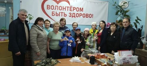 Шкул ачисем Аксу  волонтерӗсем патӗнче хăнара пулчӗç
