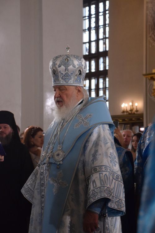 Мускав тата Пӗтӗм Руç Патриархӗ Кирилл Хусанта аслă кӗлӗ ирттерчӗ