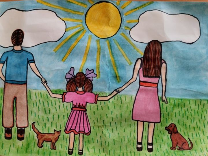 «Манăн çемье» ӳкерчӗксен конкурсӗ вӗçлениччен вăхăт нумай юлмарӗ, ӗлкӗрӗр