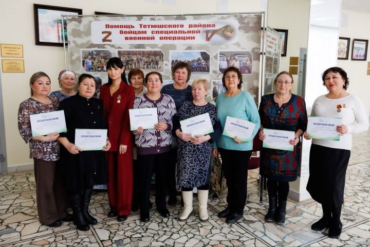 Движение жён «Никто кроме нас СВО РТ» поблагодарило волонтеров «Материнское сердце» за помощь фронту