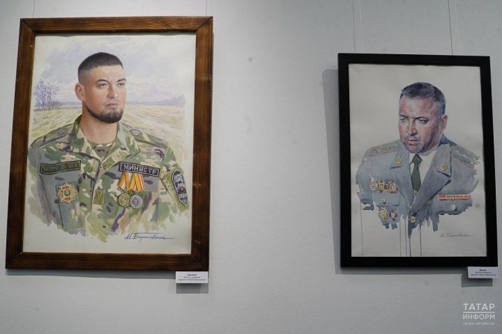 СВО паттăрӗсем портретсенче, скульптурăсенче